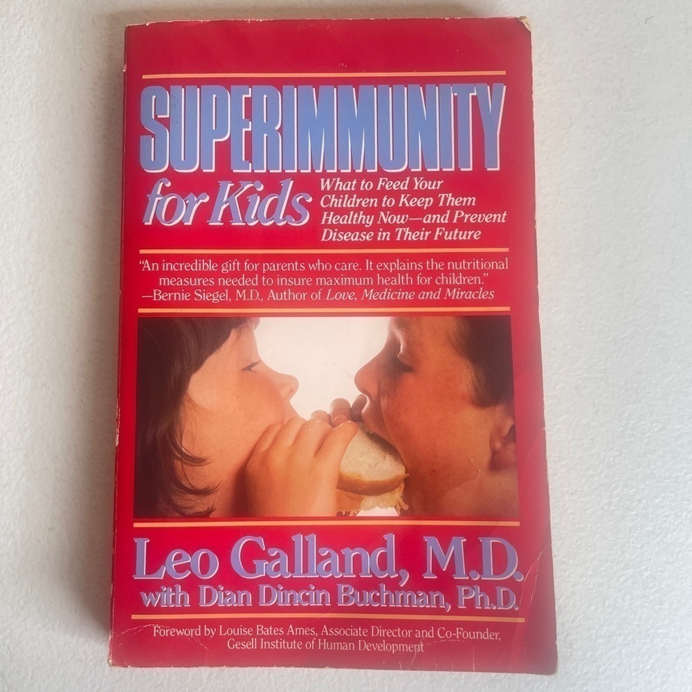 Superimmunity for Kids Nutrition Book